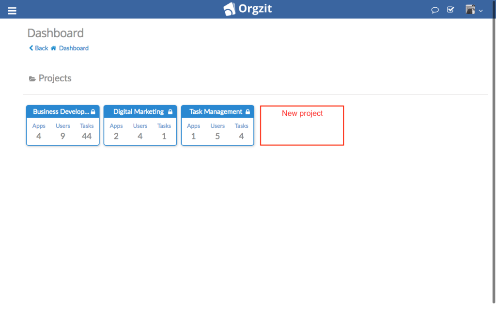 Orgzit_New_Projects